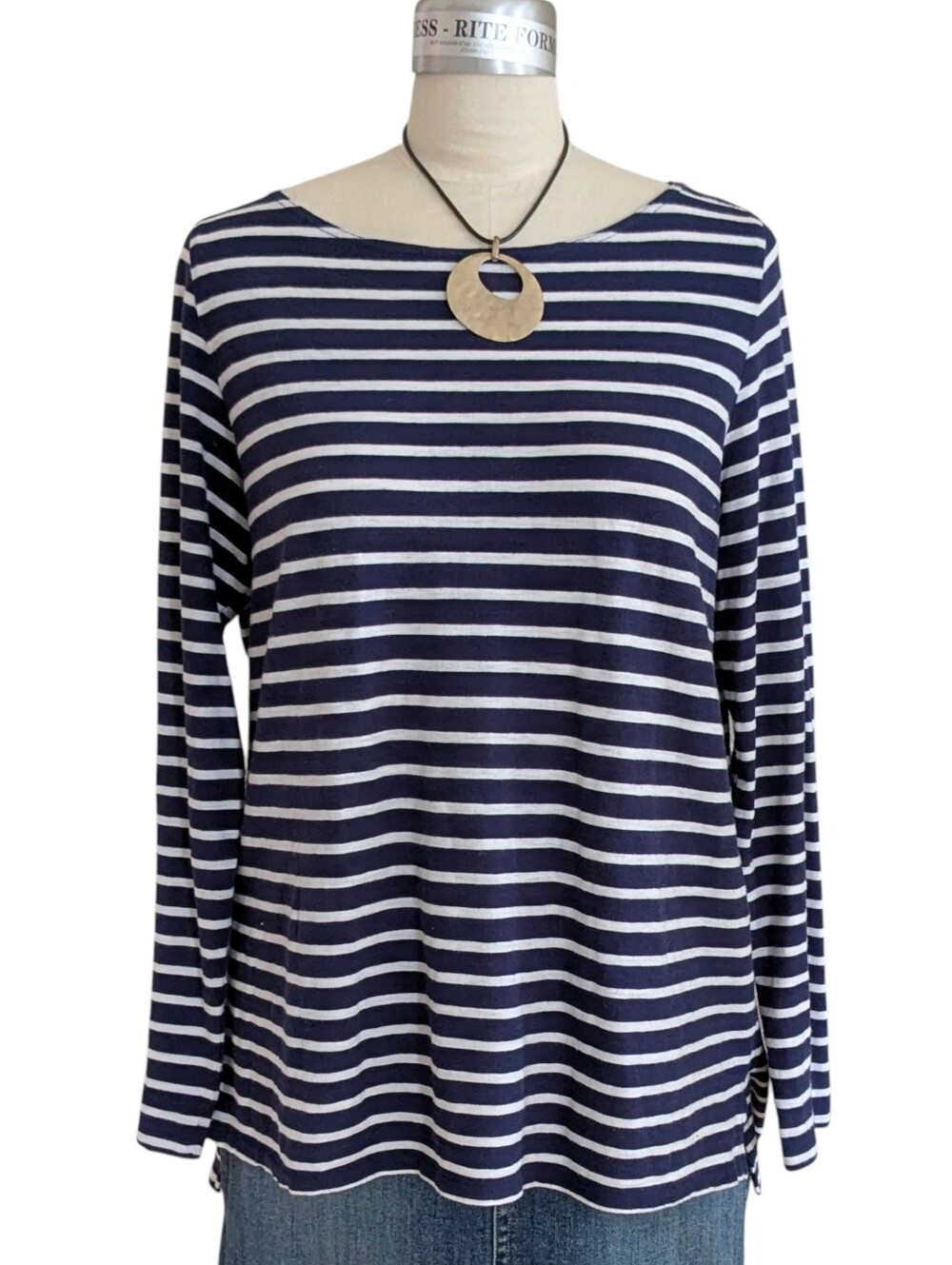Eileen Fisher Organic Cotton Top Size Large
